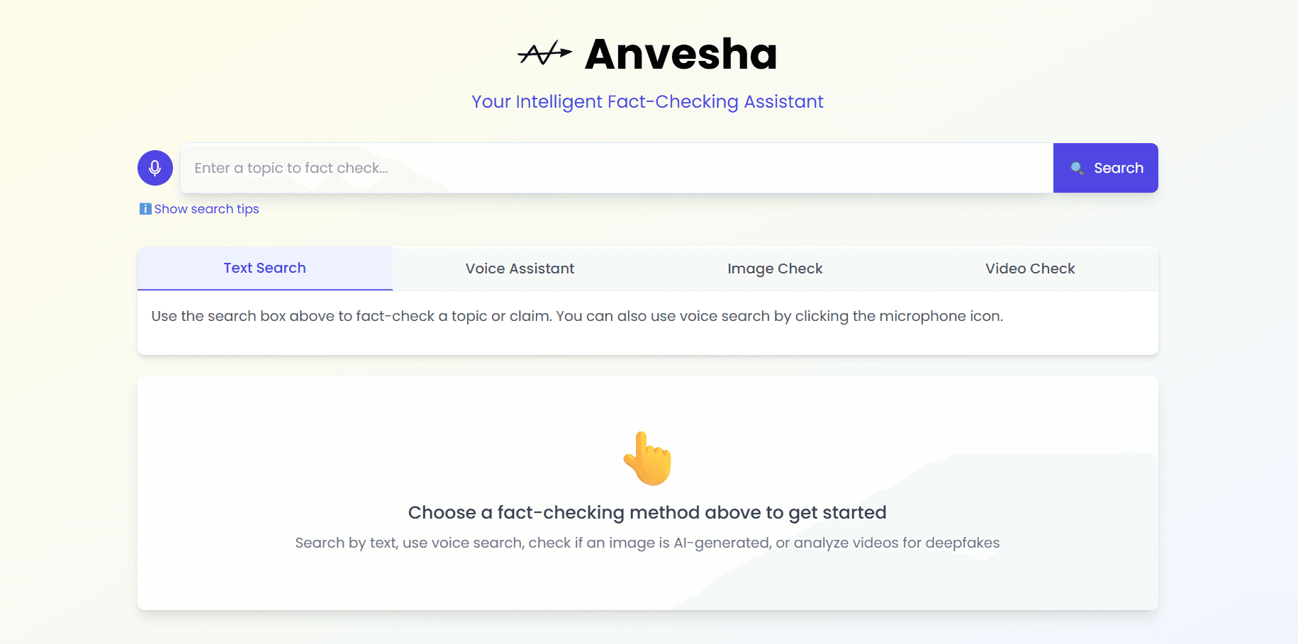 Anvesha: AI-Powered Fact Checker 🏆